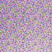 Pink Lemonade Floral Poly Spandex Swimsuit Fabric