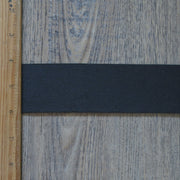 Black 2 inch wide Double Sided Plush Elastic