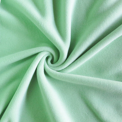 Mint Double Brushed Polartec Fleece Knit Fabric