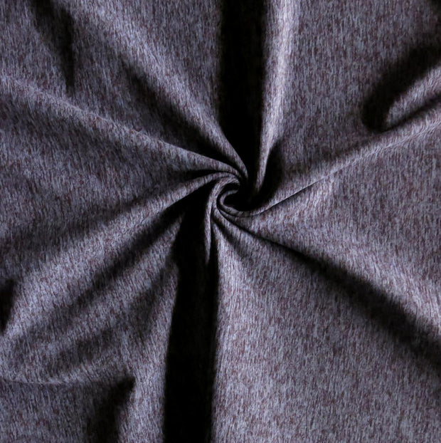 Purple Haze Eclat Marl Poly Spandex Jersey Knit Fabric - 29" Remnant