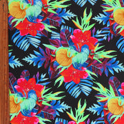 Purple Maui Luau Nylon Spandex Swimsuit Fabric
