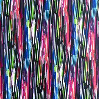 Rainbow Static Poly Spandex Swimsuit Fabric