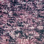 Raspberry Glaze Foliage Abstract Nylon Spandex Swimsuit Fabric