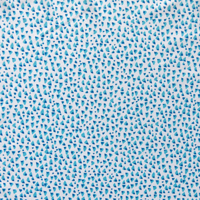 Reaction Blue/Aqua Speckles Poly Lycra Knit Fabric