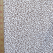 Reaction Brown/Khaki Speckles Poly Lycra Knit Fabric