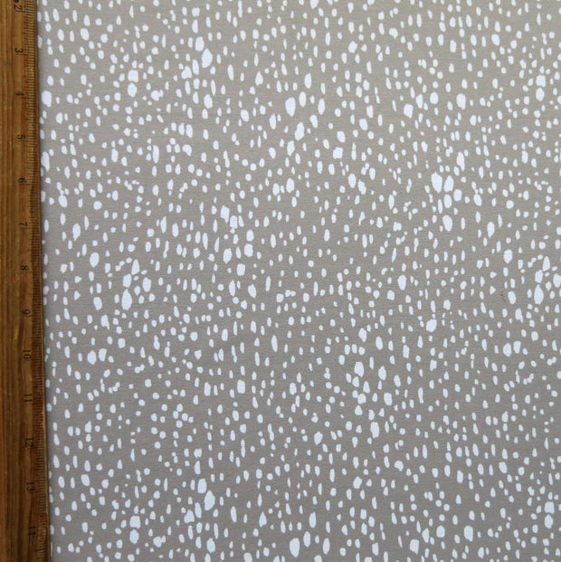 Reaction Drip Drop Reverse Poly Lycra Knit Fabric - 1 1/8 Yard Pieces
