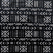 Reaction African Mud Print Poly Lycra Knit Fabric