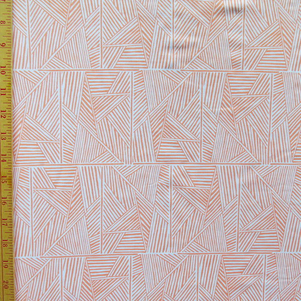 Reaction Peach Pie Poly Lycra Knit Fabric