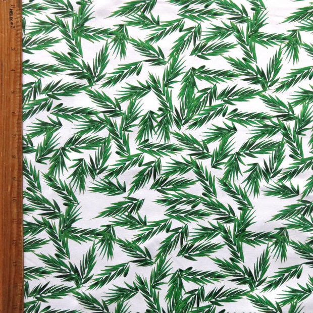 Reaction Sprigs Poly Lycra Knit Fabric