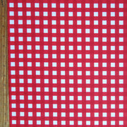 Large Red and White Gingham Nylon Spandex Swimsuit Fabric