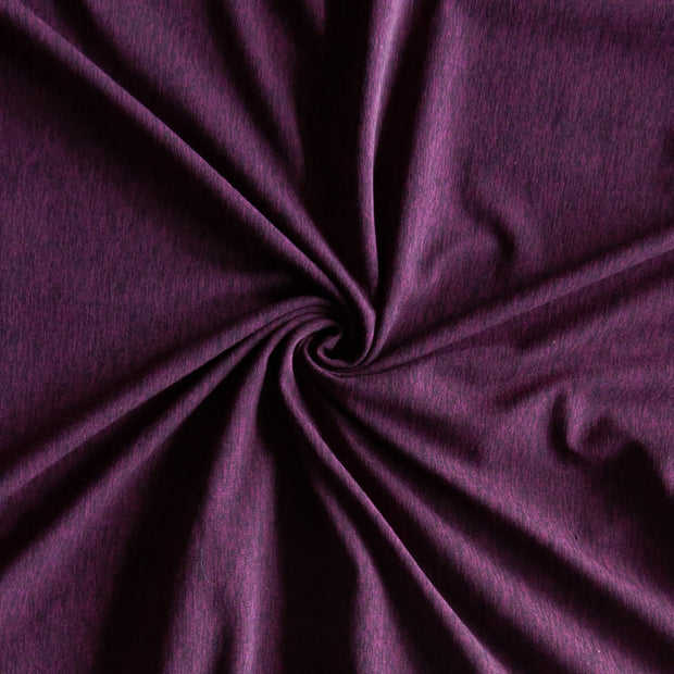 Rosewood Marl Poly Spandex Jersey Knit Fabric