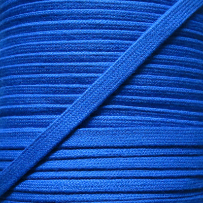 Royal Blue 3/8 Cotton Hoodie Drawstring Flat Tape