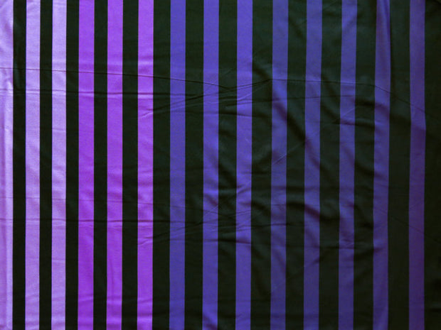 Shades of Purple Stripe Poly Spandex Swimsuit Fabric