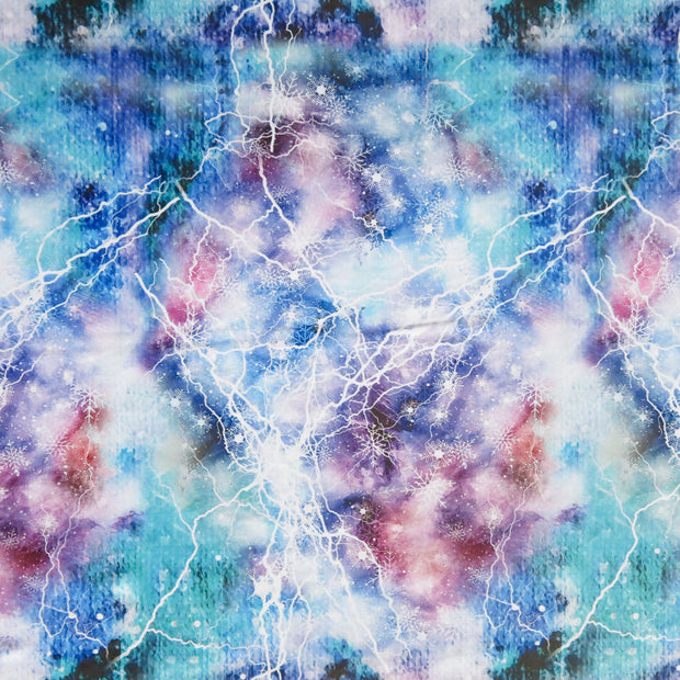 Olympus Snow Glow Poly Spandex Athletic Jersey Knit Fabric