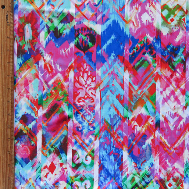 Splashy Abstract Nylon Spandex Swimsuit Fabric