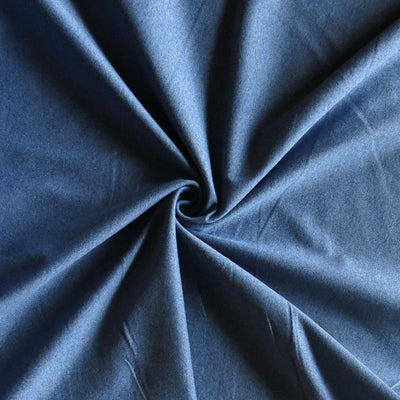Splendid Denim Blue Sueded Poly Lycra Jersey Knit Fabric