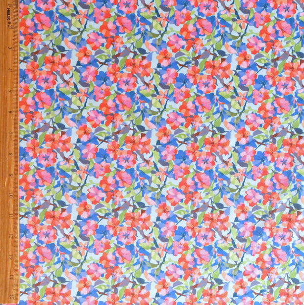 Spring Mini Floral Poly Spandex Swimsuit Fabric
