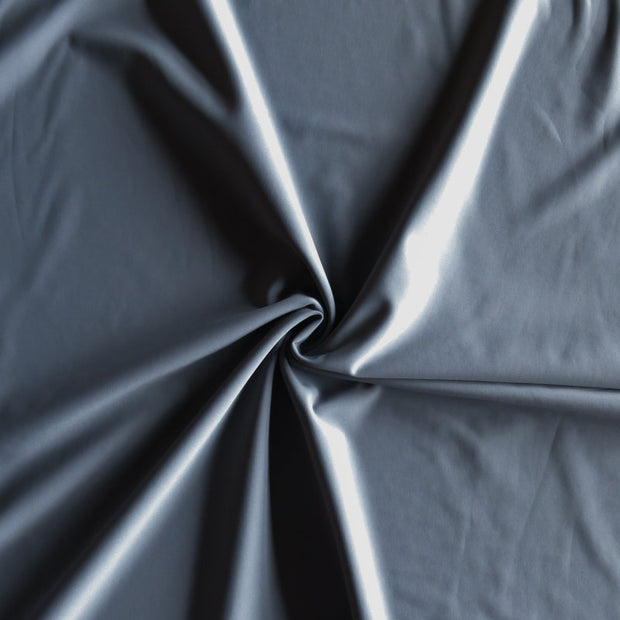 Steel Grey Nylon Spandex Swimsuit Fabric
