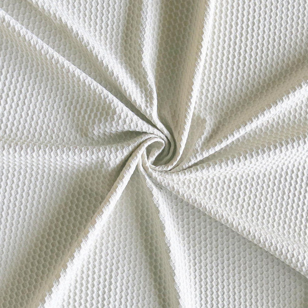 Stone Dri-Fit Bubble Jacquard Poly Spandex Mesh Fabric