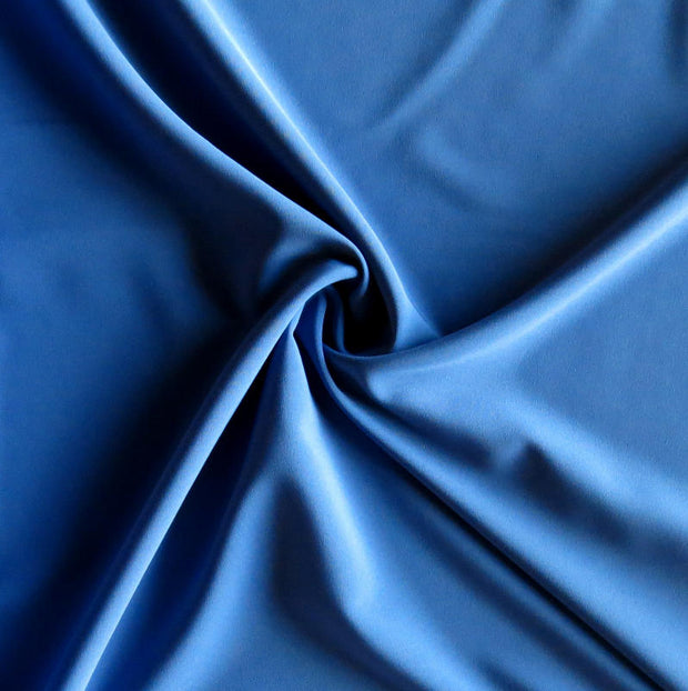 Stoneybrook Blue Stretch Woven Fabric