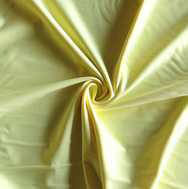 Straw Yellow Nylon Spandex Swimsuit Fabric