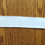 White 1.5" Swimsuit Elastic