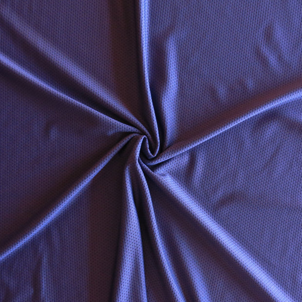 Team Purple Dri-Fit Stretch Mini Mesh Fabric