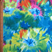 Olympus Brilliant Tie Dye Poly Spandex Athletic Jersey Knit Fabric - 18" Remnant