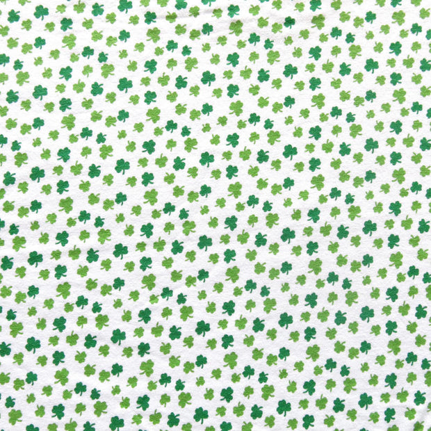 Tiny Shamrocks Cotton Spandex Jersey Knit Fabric