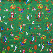 Parrot Party Cotton Knit Fabric