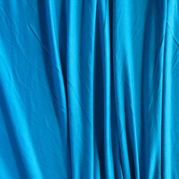 Turquoise Blue Bamboo Spandex Jersey Knit Fabric