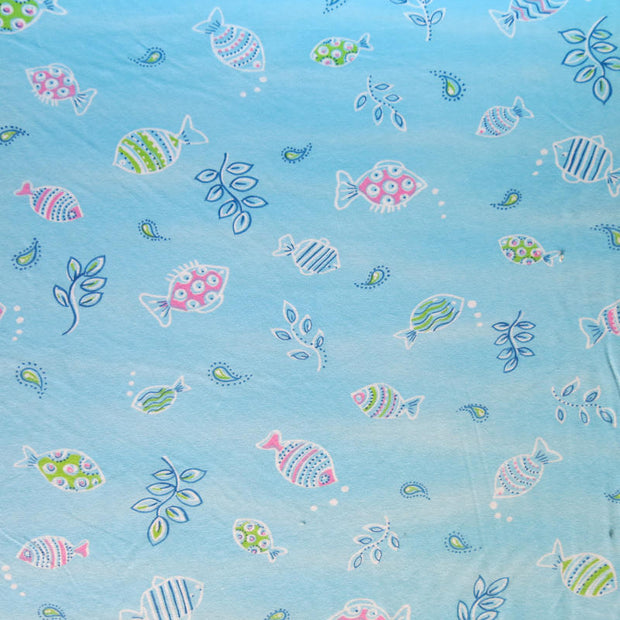 Under the Sea Cotton Knit Fabric