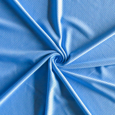 Valour Blue Dri-Fit Stretch Mini Mesh Fabric