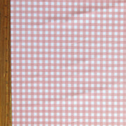 Vintage Blush Gingham Nylon Spandex Swimsuit Fabric