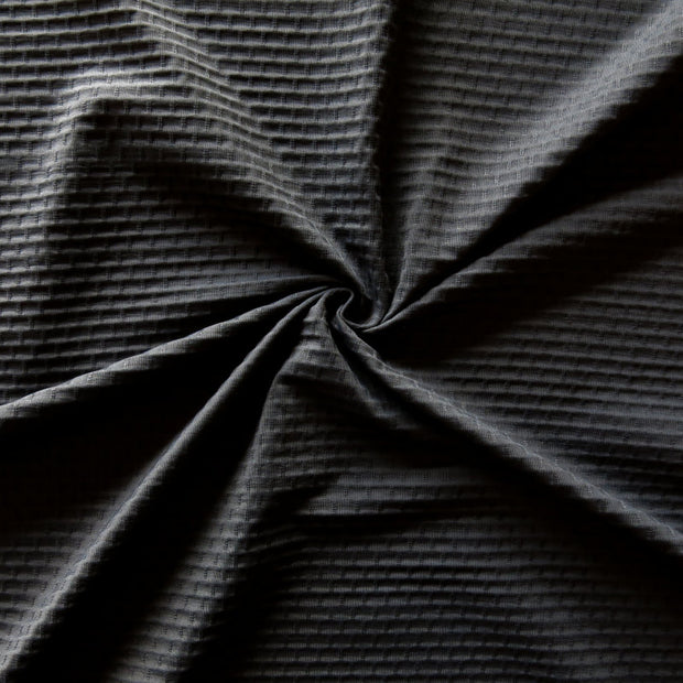 Vitality Black Nylon Spandex Athletic Knit Fabric
