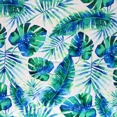 Watercolor Tropic Nylon Spandex Swimsuit Fabric