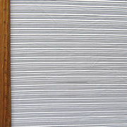 White Mystic Stripe Poly Mesh Fabric