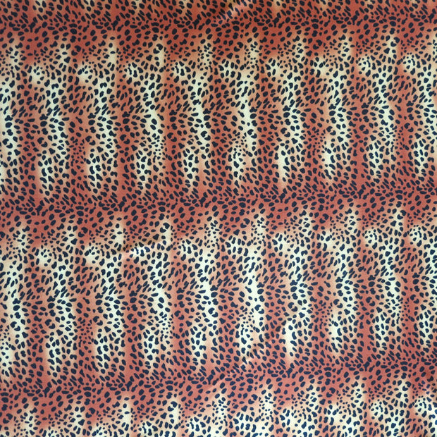 Wild Cheetah Nylon Spandex Swimsuit Fabric - 20" Remnant