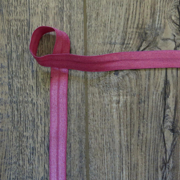 Wineberry Fold Over Elastic Trim