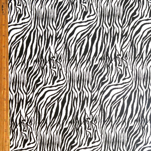 Zebra Nylon Spandex Swimsuit Fabric