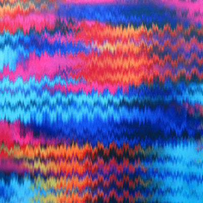 Zig Zag Brights Nylon Spandex Swimsuit Fabric