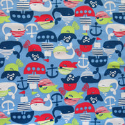 Ahoy Mateys Microfiber Boardshort Fabric