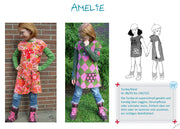 Amelie Mod Mini Dress Sewing Pattern by Farbenmix