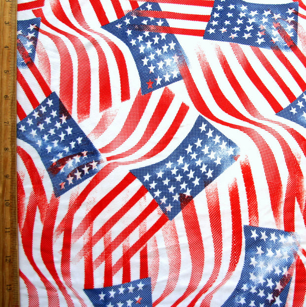 Star Spangled Banner Nylon Lycra Swimsuit Fabric