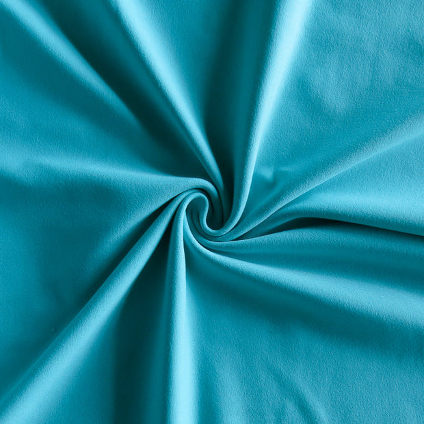 Matte Aqua Nylon Spandex Supplex Fabric - SECONDS - Not Quite Perfect