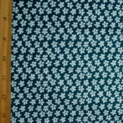 Mint Asian Small Floral Swimsuit Fabric