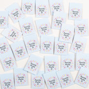"Auntie Made It!" 10 Pack Woven Labels by Kylie and the Machine