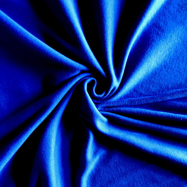 Azure Blue Cotton Interlock Fabric