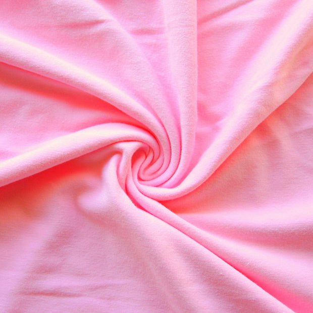 Light Pink 10 oz. Cotton Lycra Jersey Knit Fabric