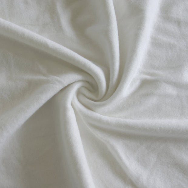 Natural Bamboo Organic Cotton Fleece Fabric